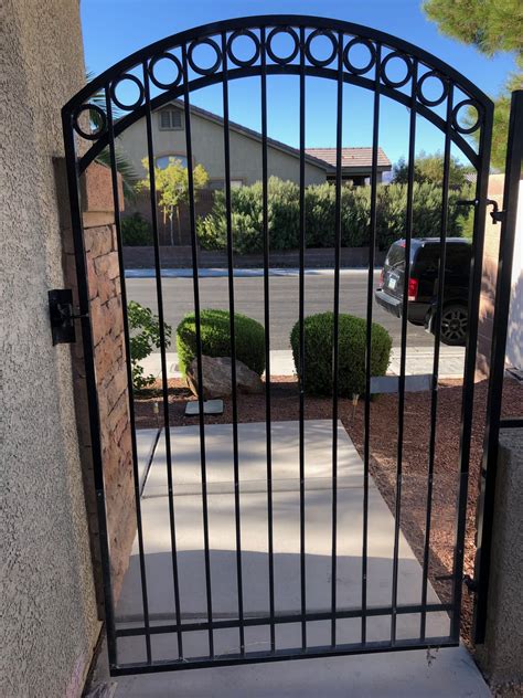 residential metal fence gates